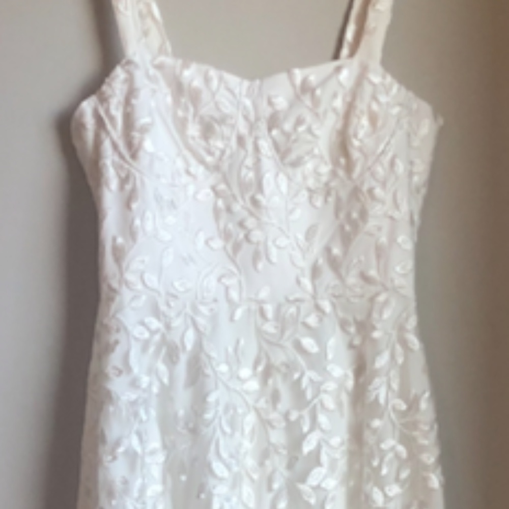 Sau Lee Ambrose Embroidered Dress
